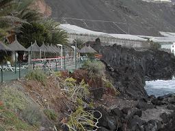 Stranderosion auf La Palma