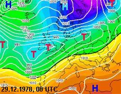 Wetterlage 29.12.1978
