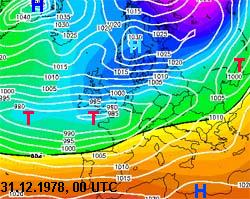 Wetterlage 31.12.1978