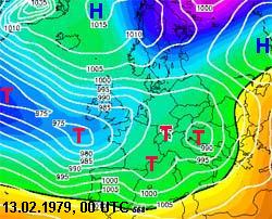 Wetterlage 13.02.1979
