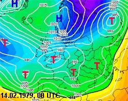 Wetterlage 14.02.1979