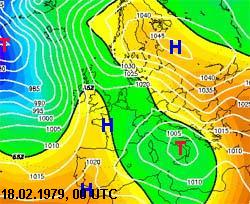 Wetterlage 18.02.1979