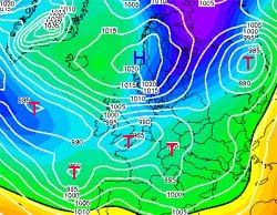 Wetterlage Februar 1979