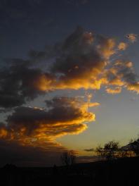 Sonnenuntergang Bad Nauheim 18.02.2004