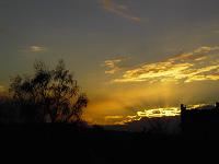 Sonnenuntergang Bad Nauheim 23.02.2004