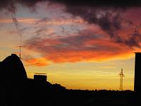 Sonnenuntergang in Oberhausen am 15.06.04