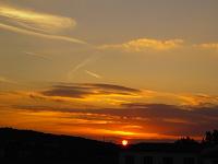 Sonnenuntergang in Bad Nauheim am 16.06.04