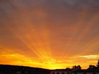 Sonnenuntergang in Bad Nauheim am 25.06.04