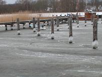 Eisbildung vor Hiddensee am 24.02.07