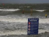 Sturmflut auf Norderney am 30.07.07