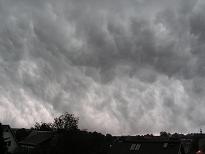 Wolkenvorhang bei Marienberg am 07.08.07