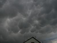 Mammatuswolken ber Wrzburg am 11.11.07