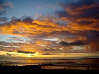Sonnenuntergang auf Borkum am 31.12.07