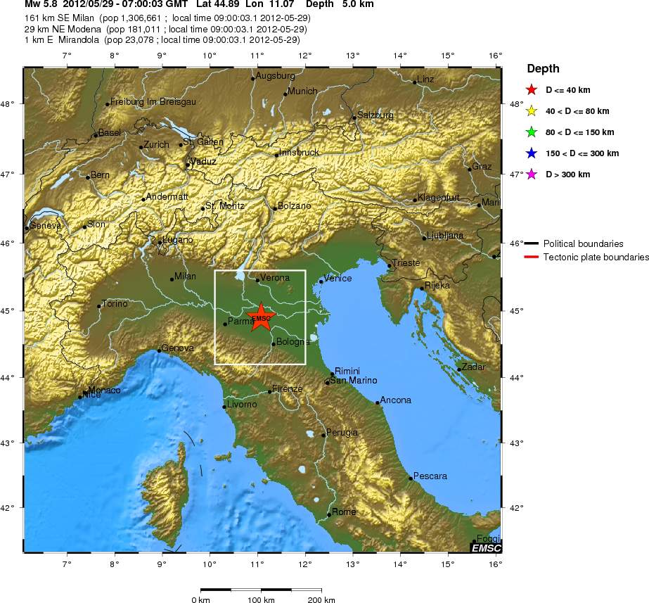 Erneut starke Erdbeben in Norditalien