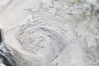 Satellitenbild Orkantief